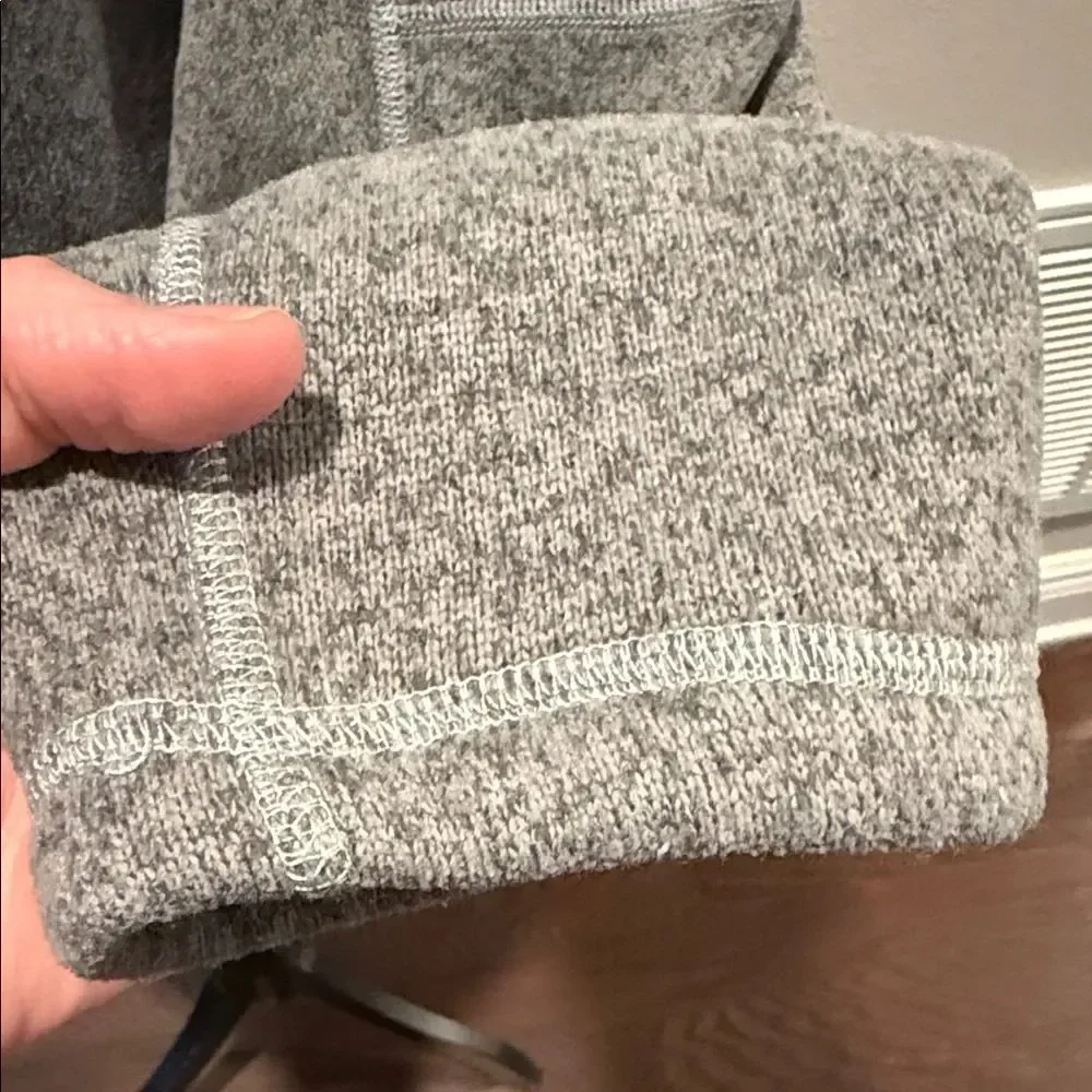 The North Face Heather Gray Half-Zip Fleece Size L